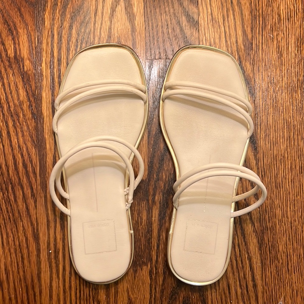 White sandals